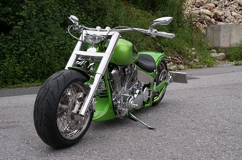 Yamaha XV 1600 Wild Star Green Spider